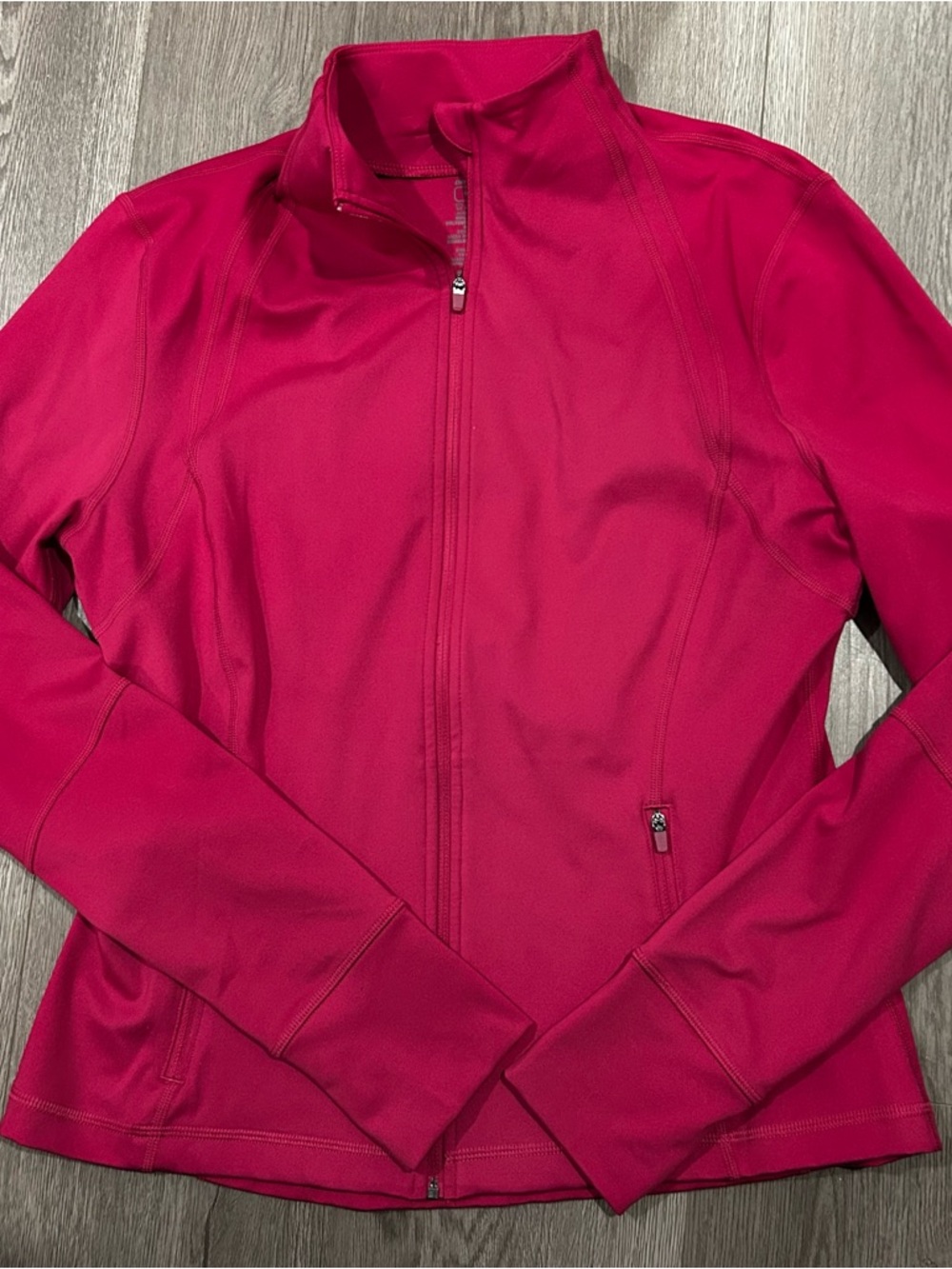 Athletic Works Hot Pink Full-Zip Utility Jacket